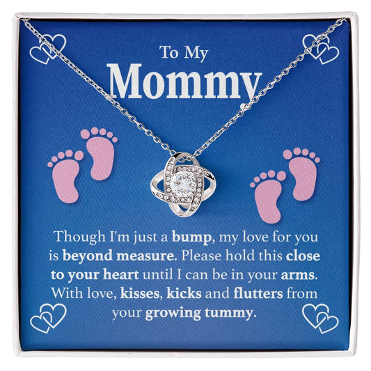 To my mommy growing tummy