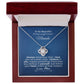 To My Beautiful Daughter Always Remember Necklace Navy blue