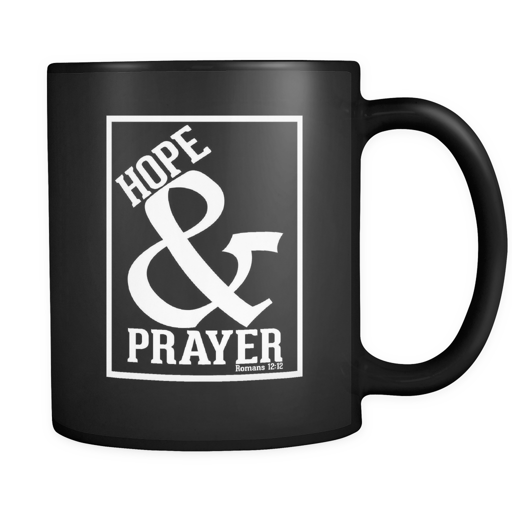 HOPE & PRAYER ROMANS 12:12 MUG - Love The Lord