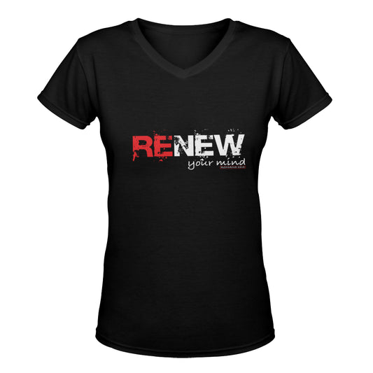 Renew Your Mind V-neck Women's T-shirt