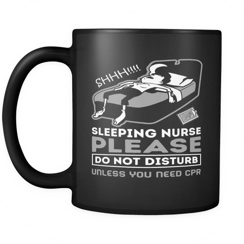 Sleeping Nurse Mug