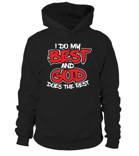 Find Comfort in Faith with Our 'God Does The Rest' Hoodie