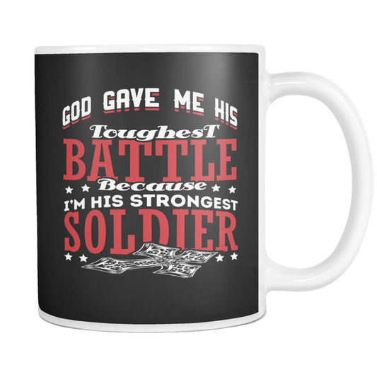 God Toughest Battle Mug